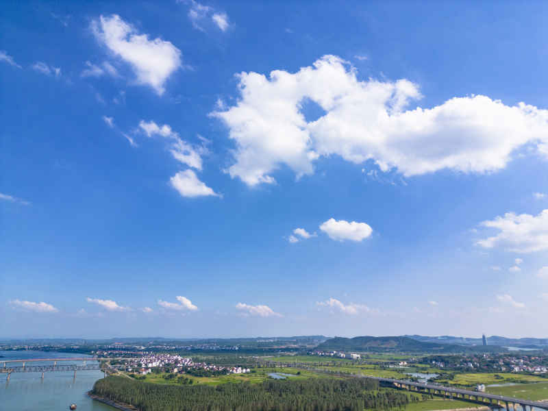 江西吉安神岗山航拍摄影图 