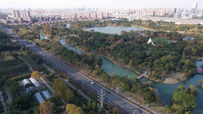 苏州 张家港 梁丰生态园 俯拍 4