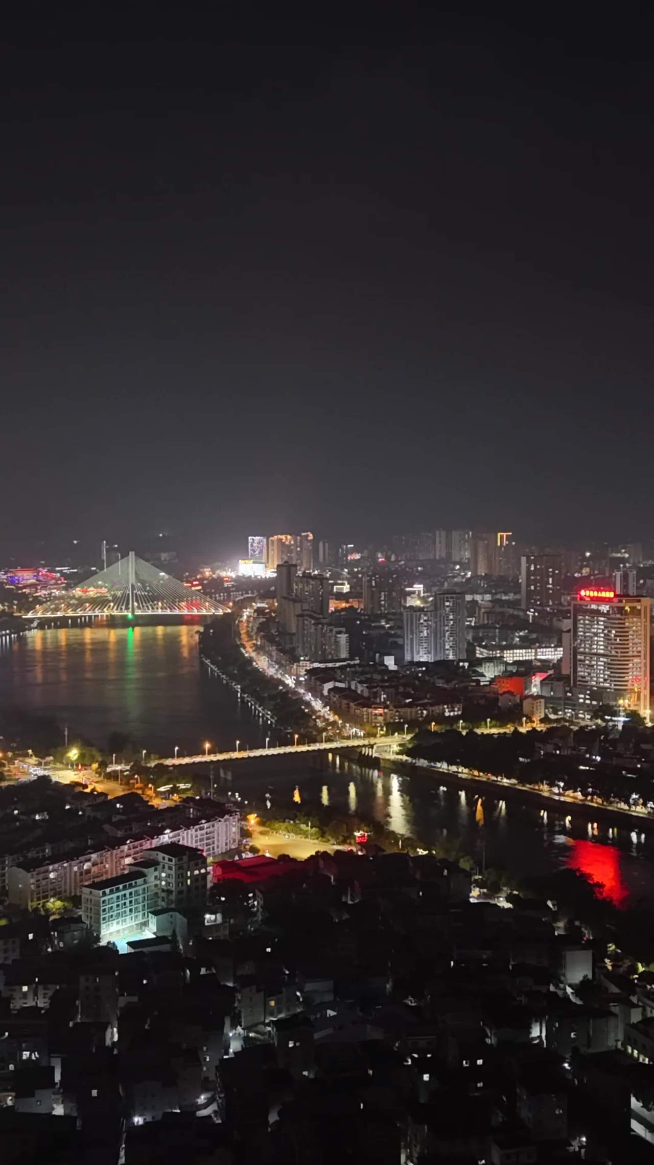 城市夜景静谧时光