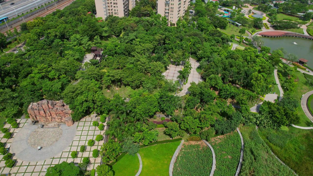 航拍厦门宁宝公园 14