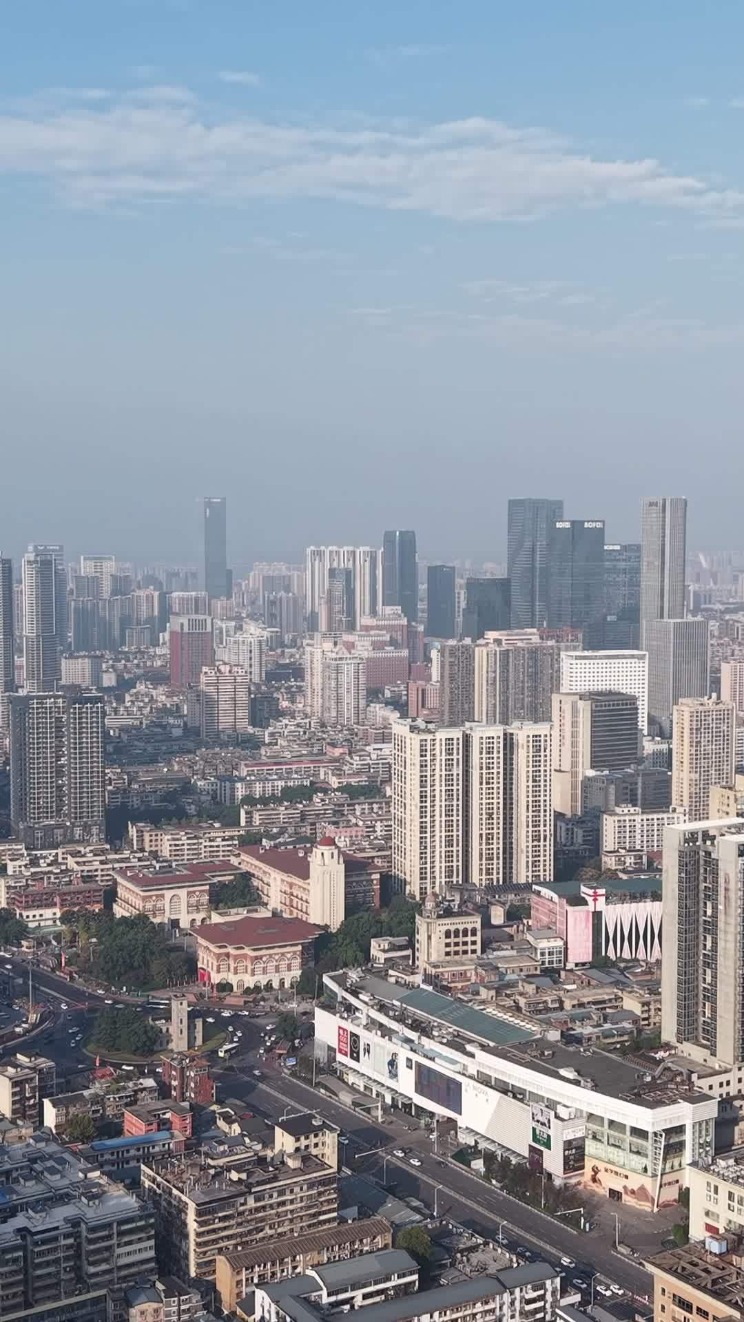 繁华都市全景