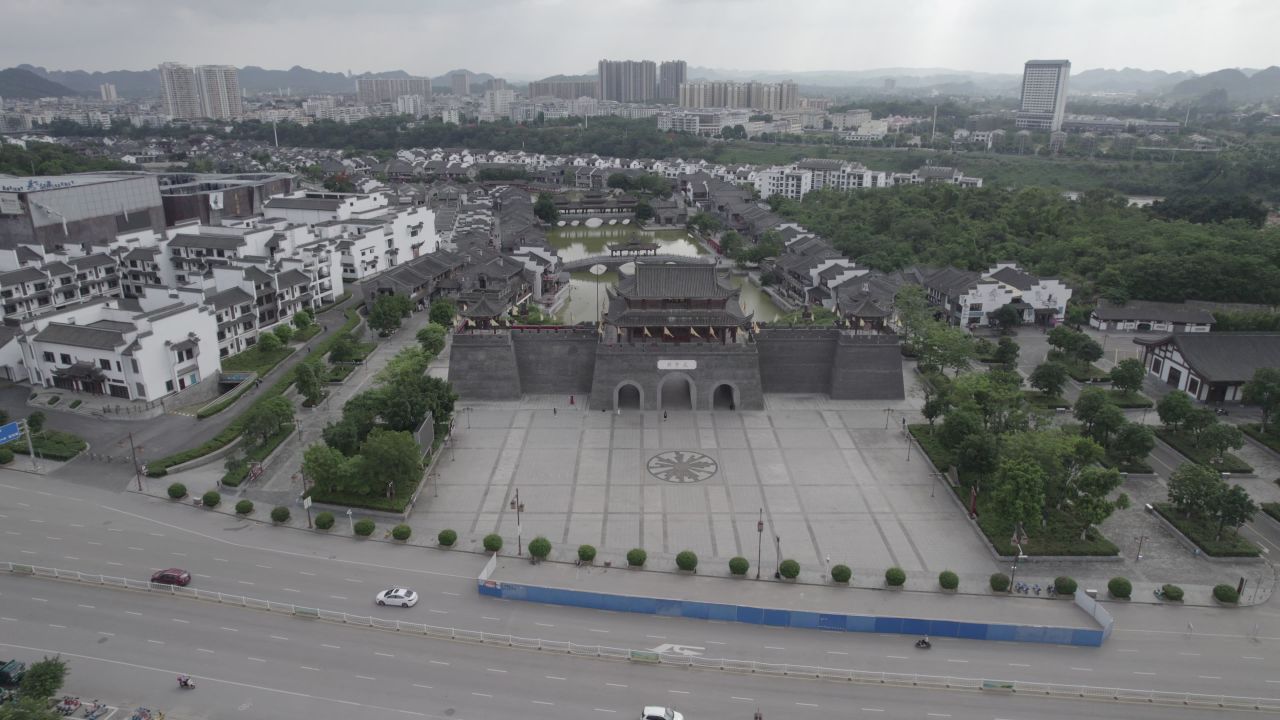 航拍古城 1