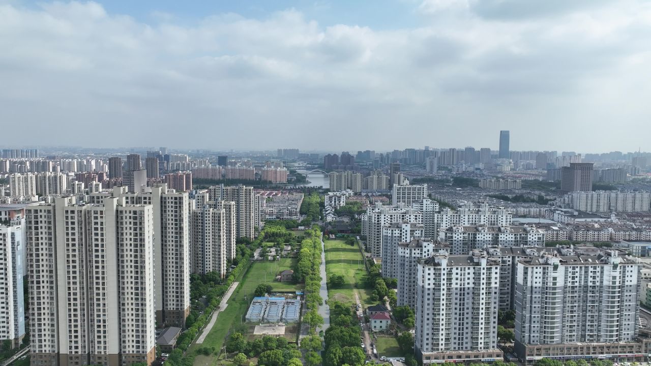 昆山城市航拍