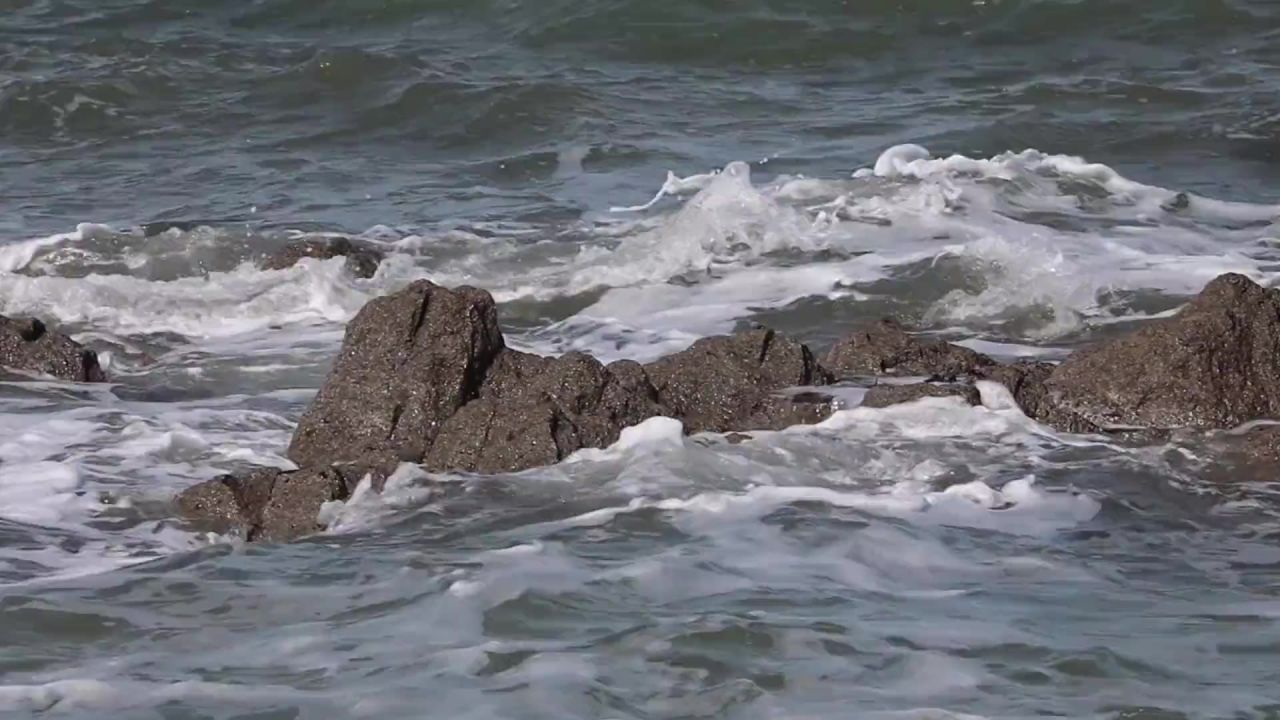 海波岩海洋水海浪