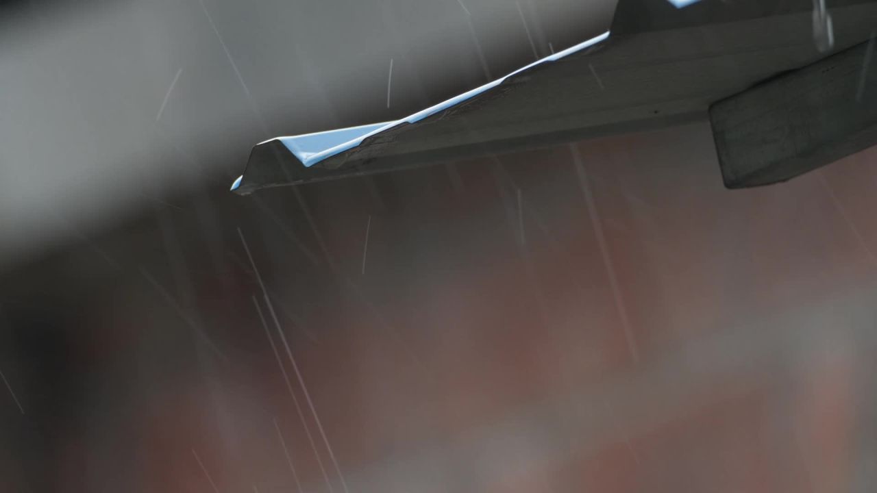 阴天下雨水滴雨滴天气 46