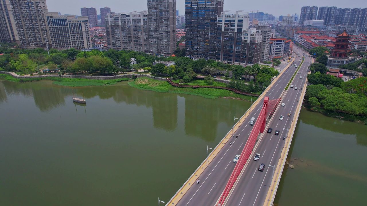 航拍漳州战备大桥景观