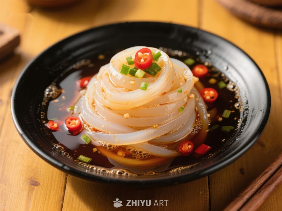 凉拌粉皮配辣椒油 830