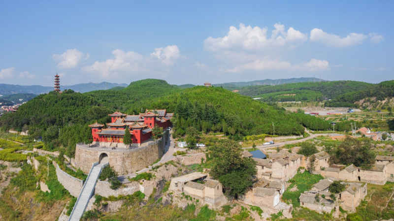 航拍山西晋城古建风光 12