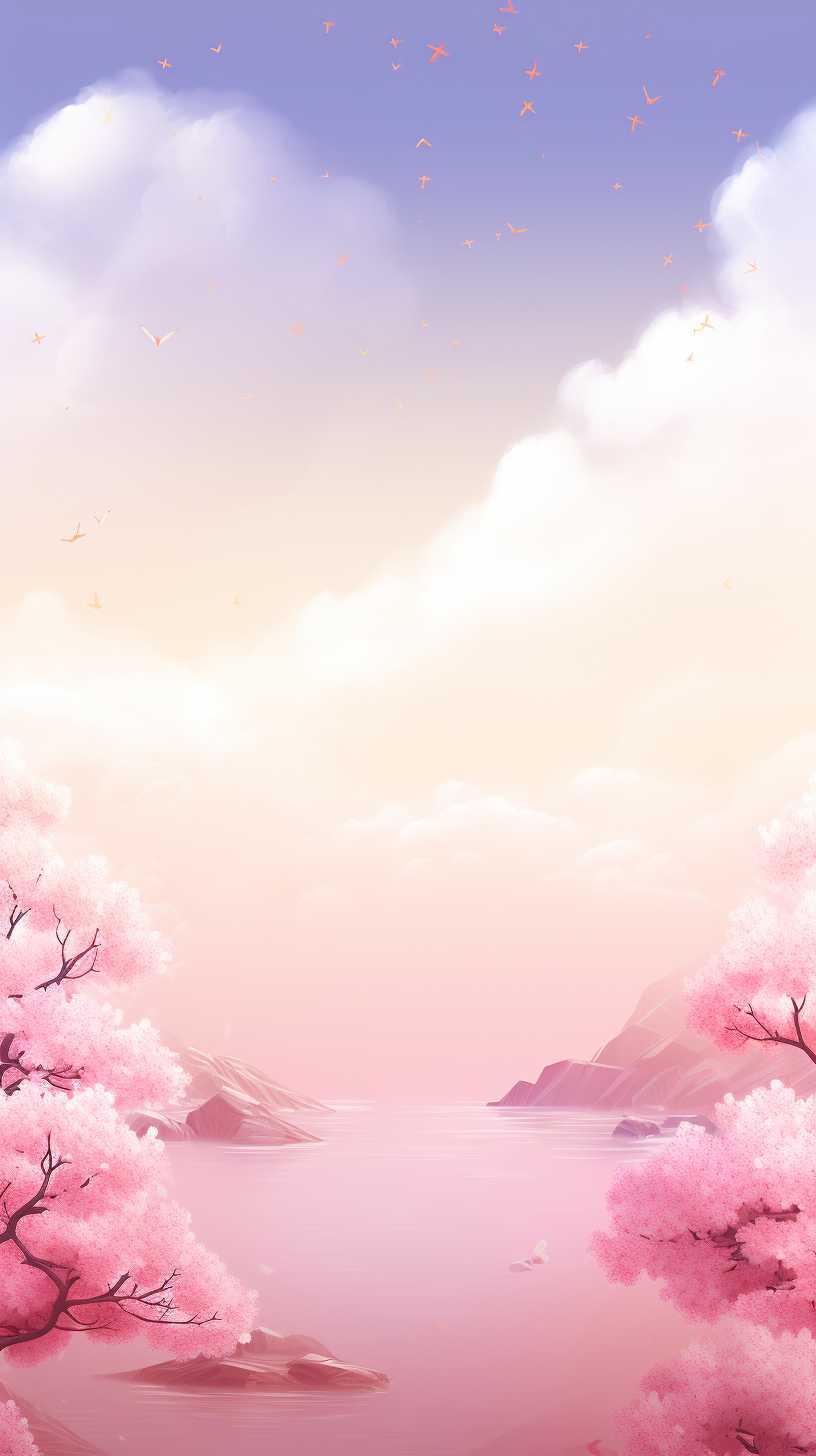 粉色艺术背景