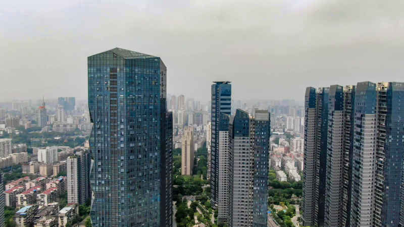 福建福州城市风光航拍摄影图