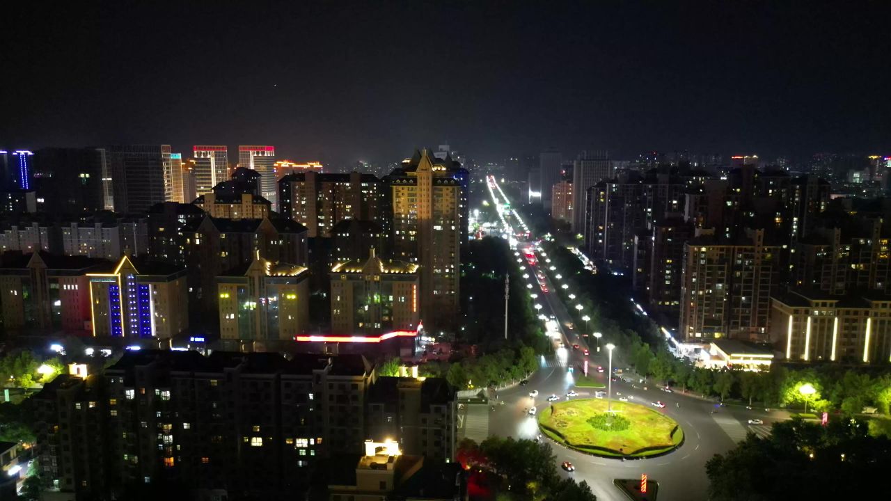 河南许昌城市夜景