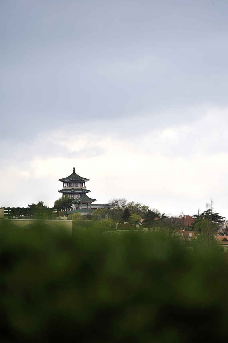小鱼山览潮阁
