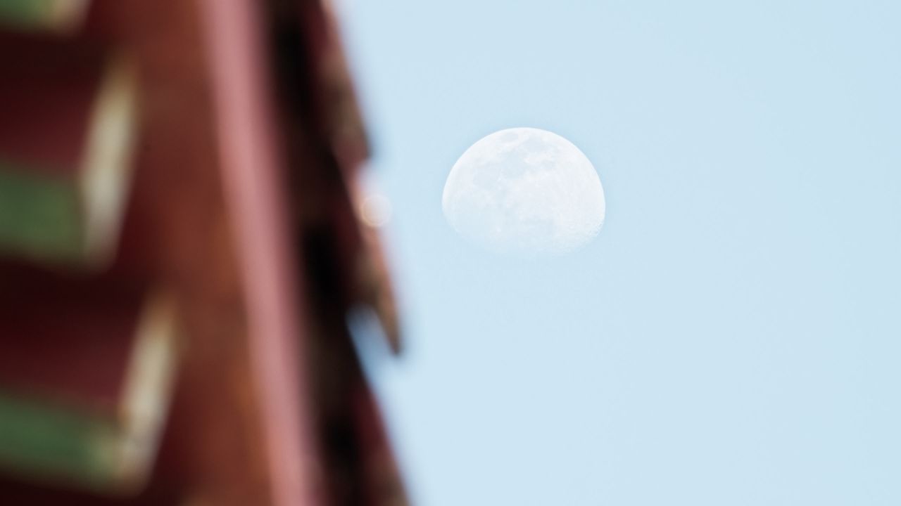 星星月亮夜晚天空银河浩瀚宇宙