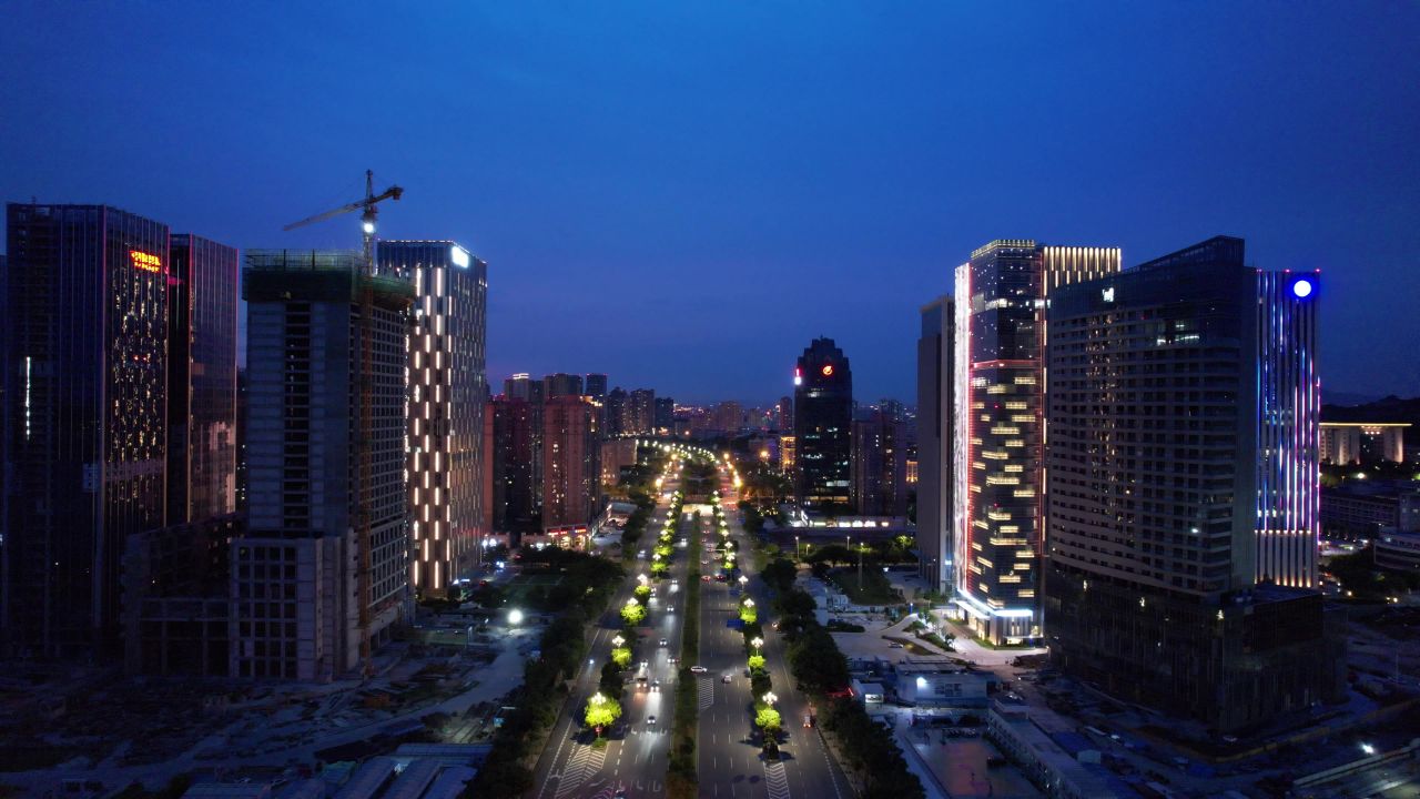 福建泉州城市风光地标建筑航拍