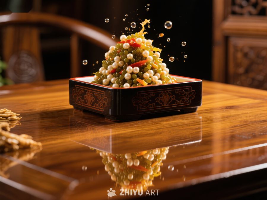 精致果盘中的创意水果拼盘 462