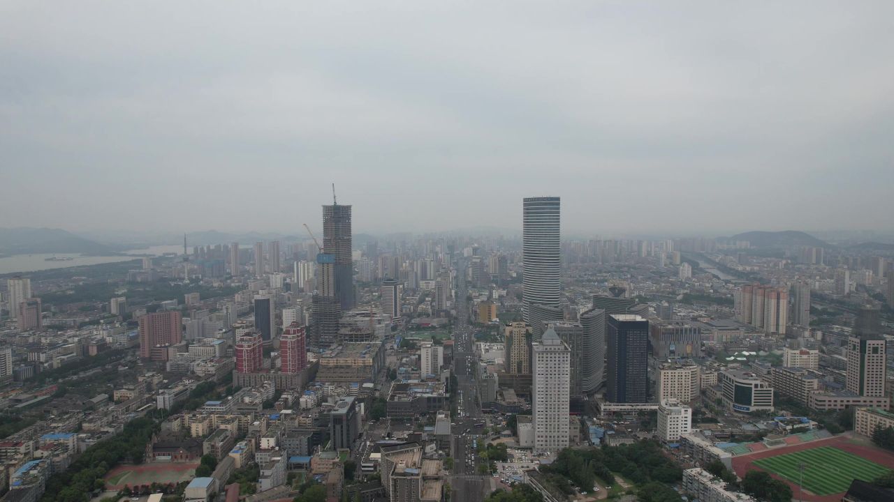 江苏徐州苏宁广场航拍