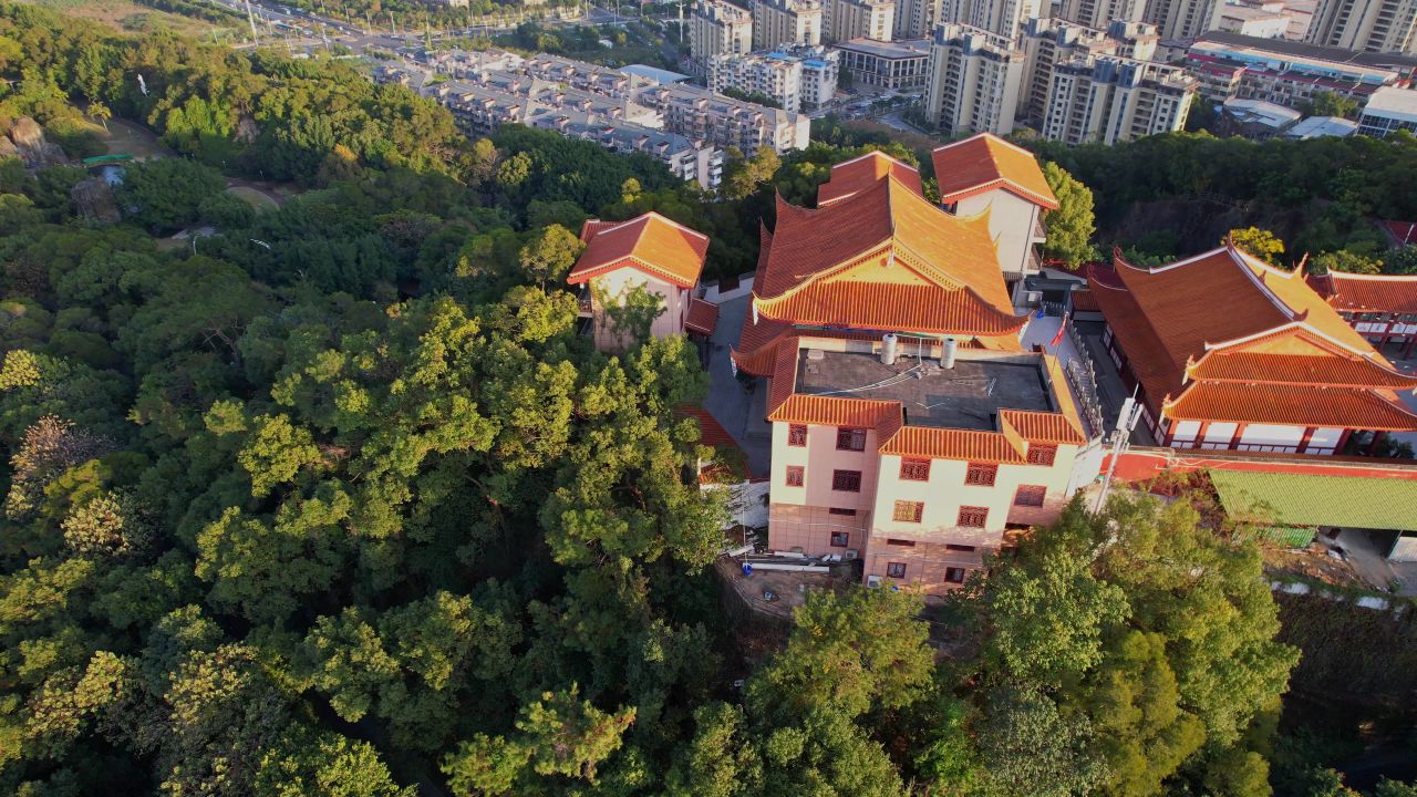 航拍福州照天君宫景观 9