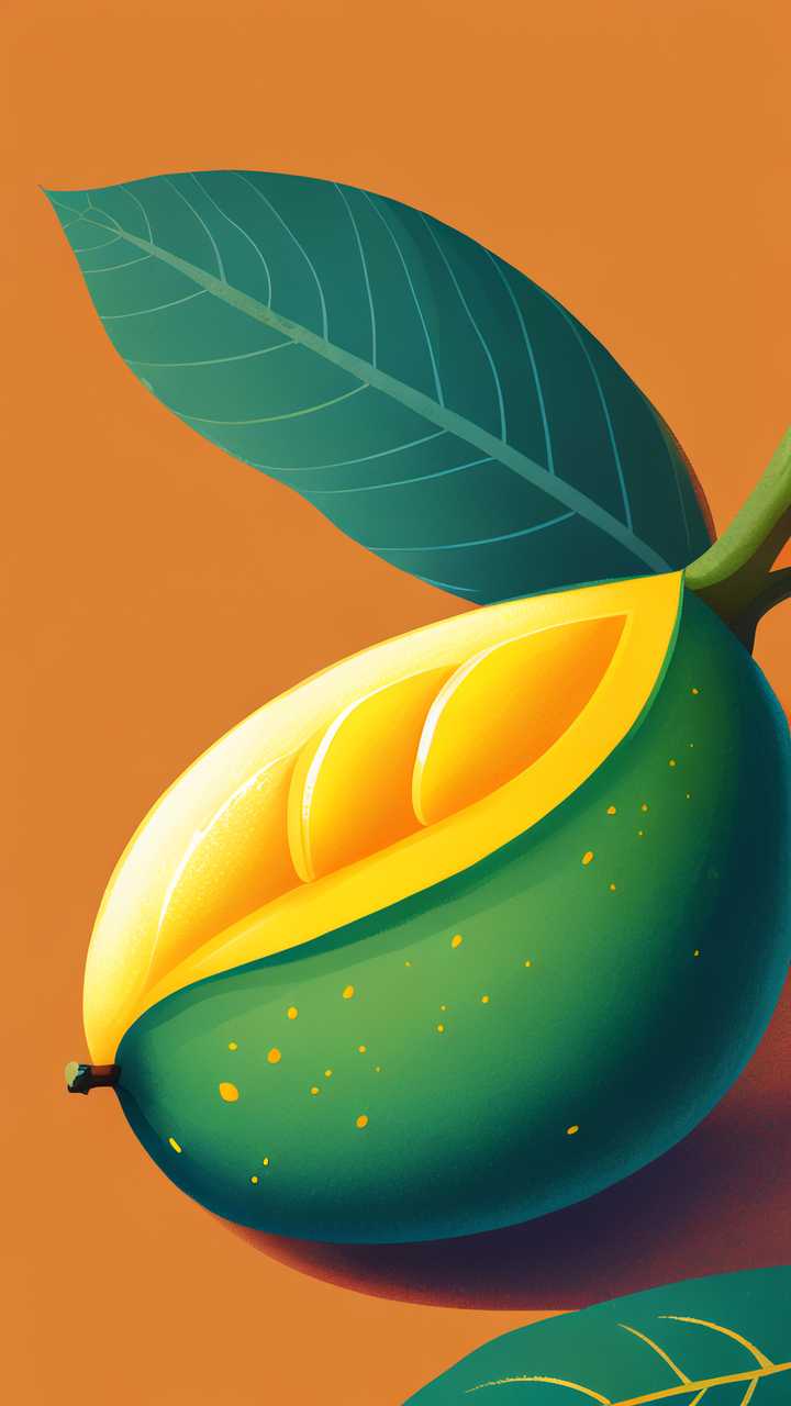 芒果夏季插画