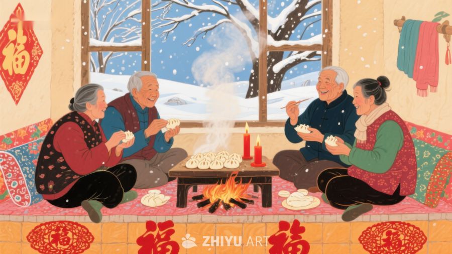 冬日围炉，家人共度温馨时光 164