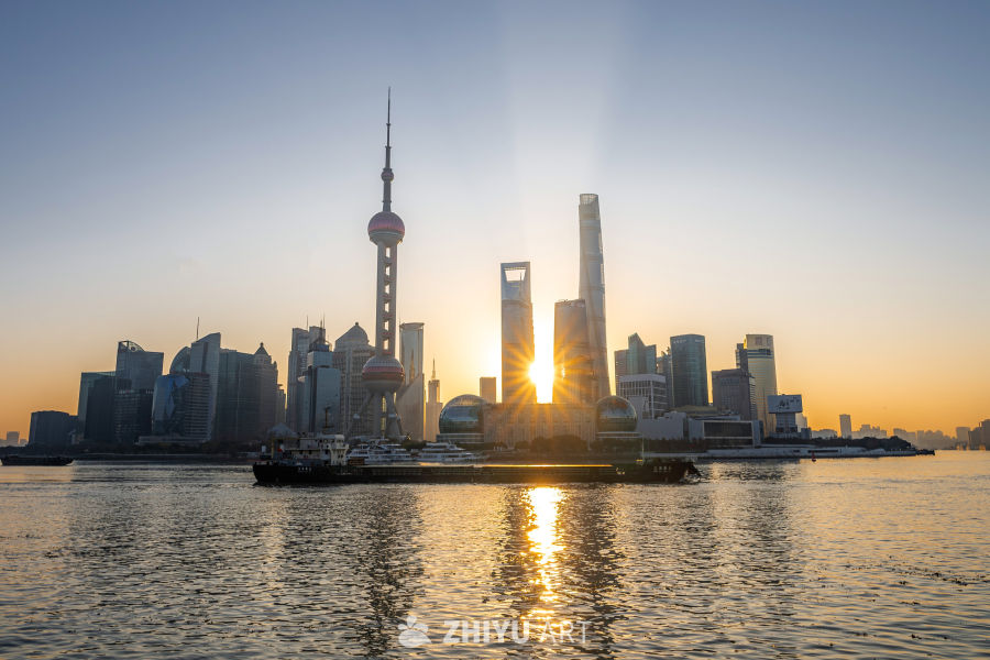 上海外滩日出