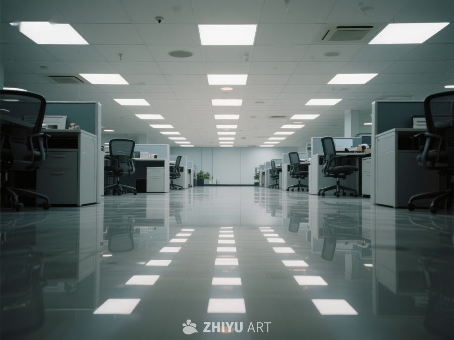 现代办公室的空旷场景 377