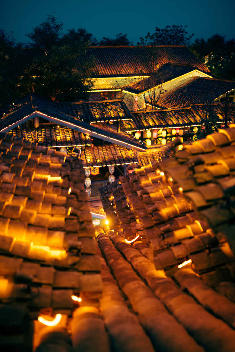 古镇夜景