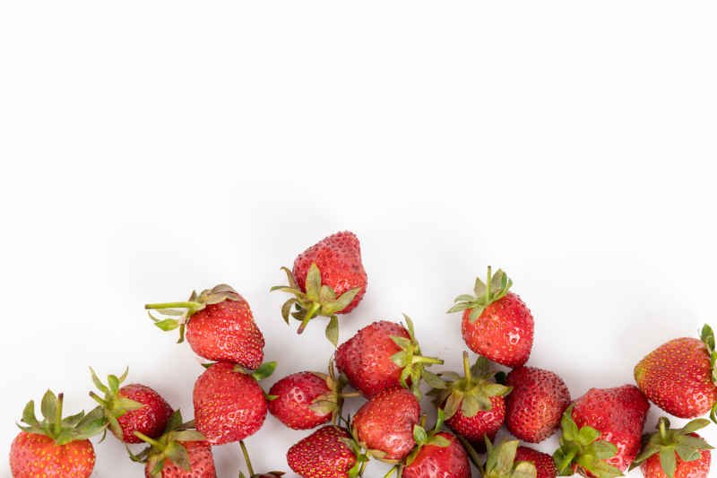 新鲜草莓水果实拍 24