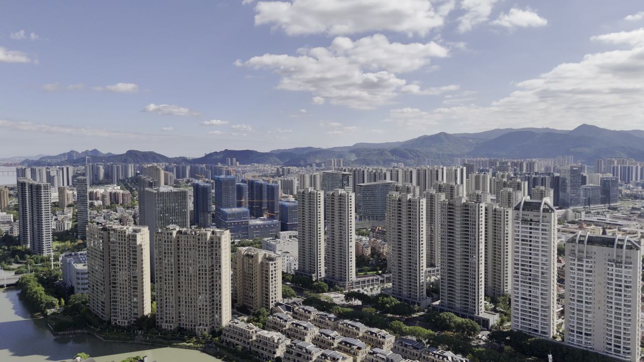 温州晴天城市航拍 41