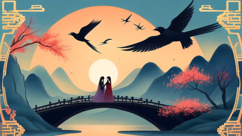 国潮七夕情侣