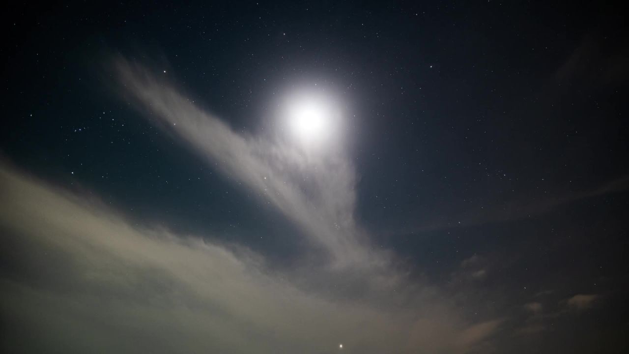 浩瀚宇宙璀璨星空银河延时 2