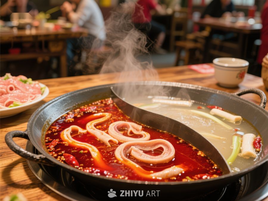 火锅美食：红汤与清汤的完美结合 177