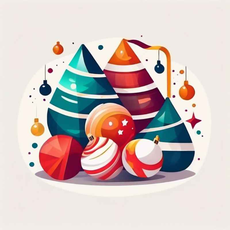 圣诞节糖果元素插画 30