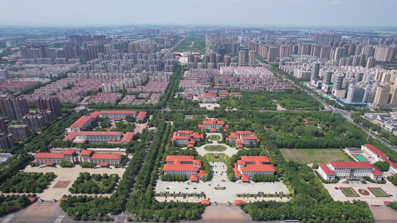 河南许昌市政府航拍