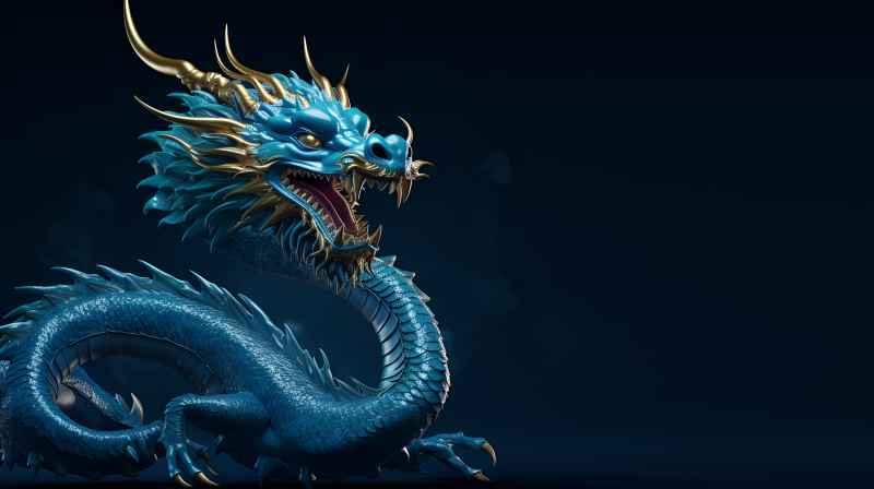龙年，中国龙，背景图