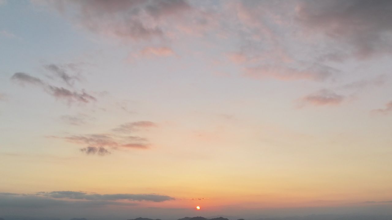 自然-天空-延时-落日-风景