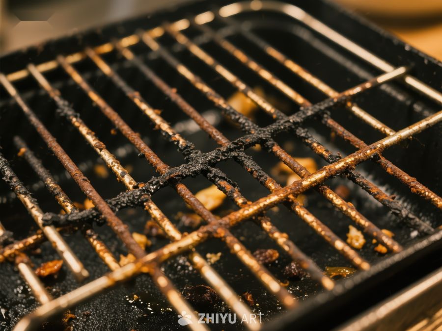 烤架上的残留食物痕迹 287