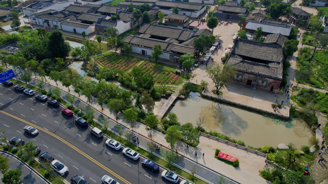 航拍福州梁厝历史文化街 9