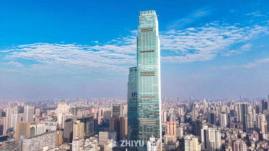 成都IFS大厦俯瞰图
