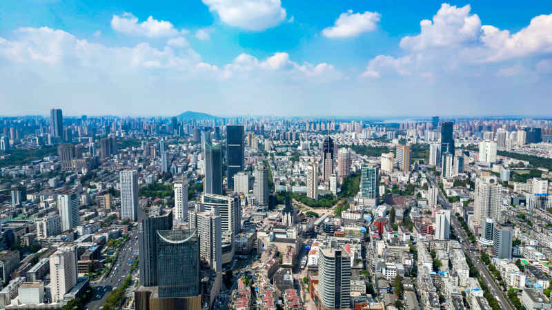 安徽合肥城市风光航拍图 23