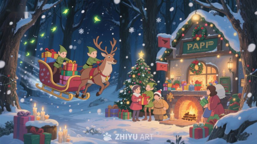 雪夜圣诞礼物送达 307