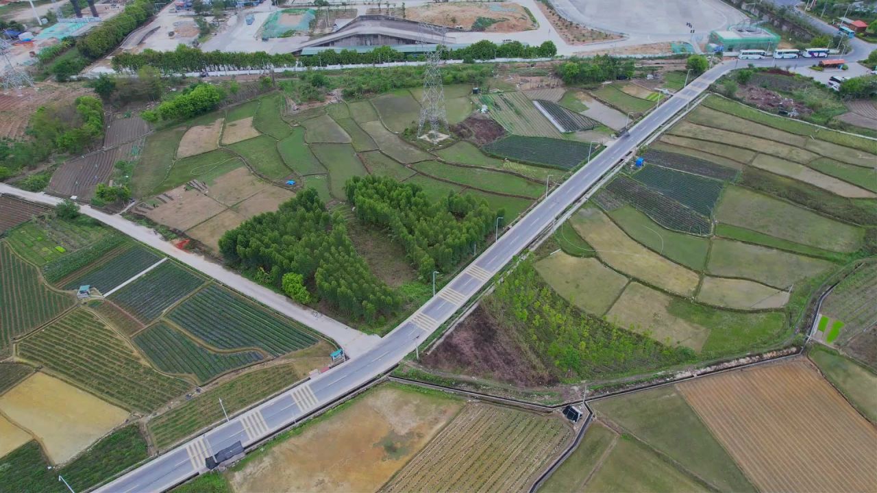航拍福建厦门坑内村景观 14