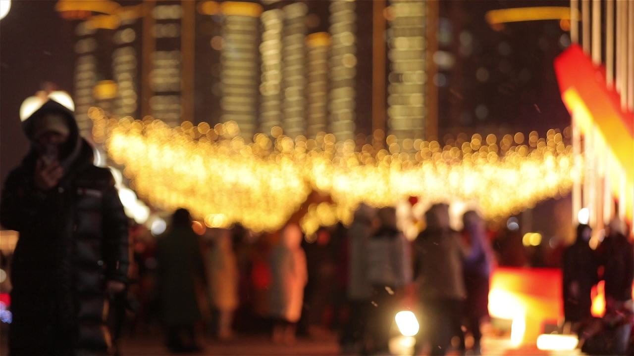 下雪的夜晚