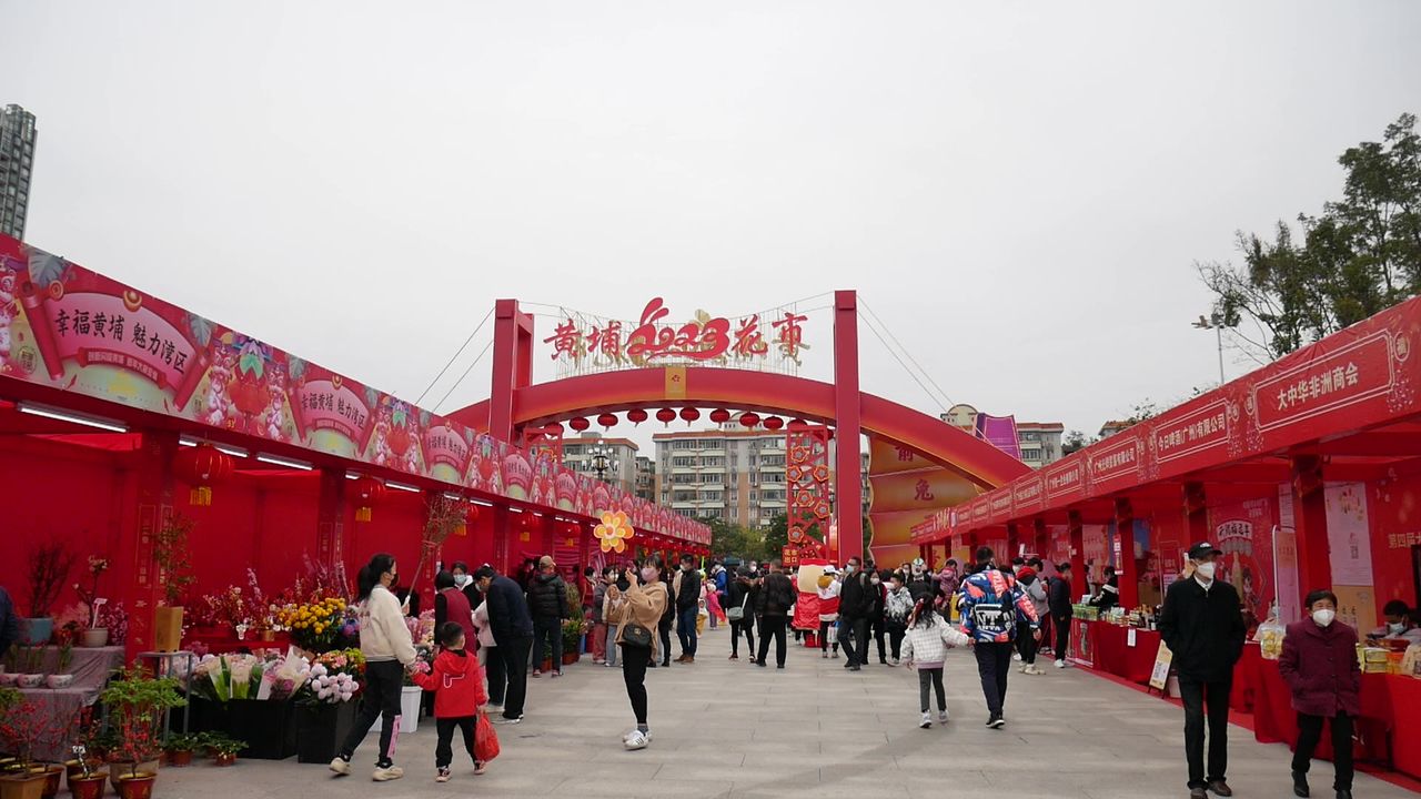 黄埔2023迎春花市