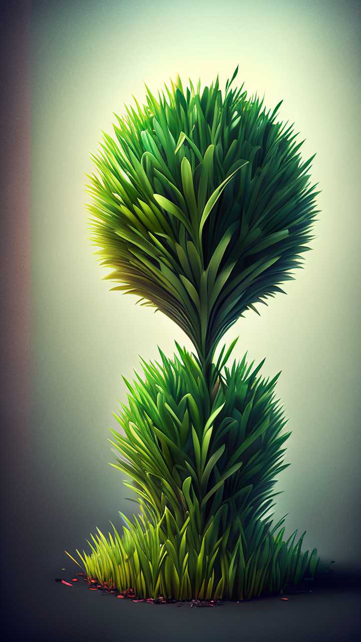 创意绿色的小草