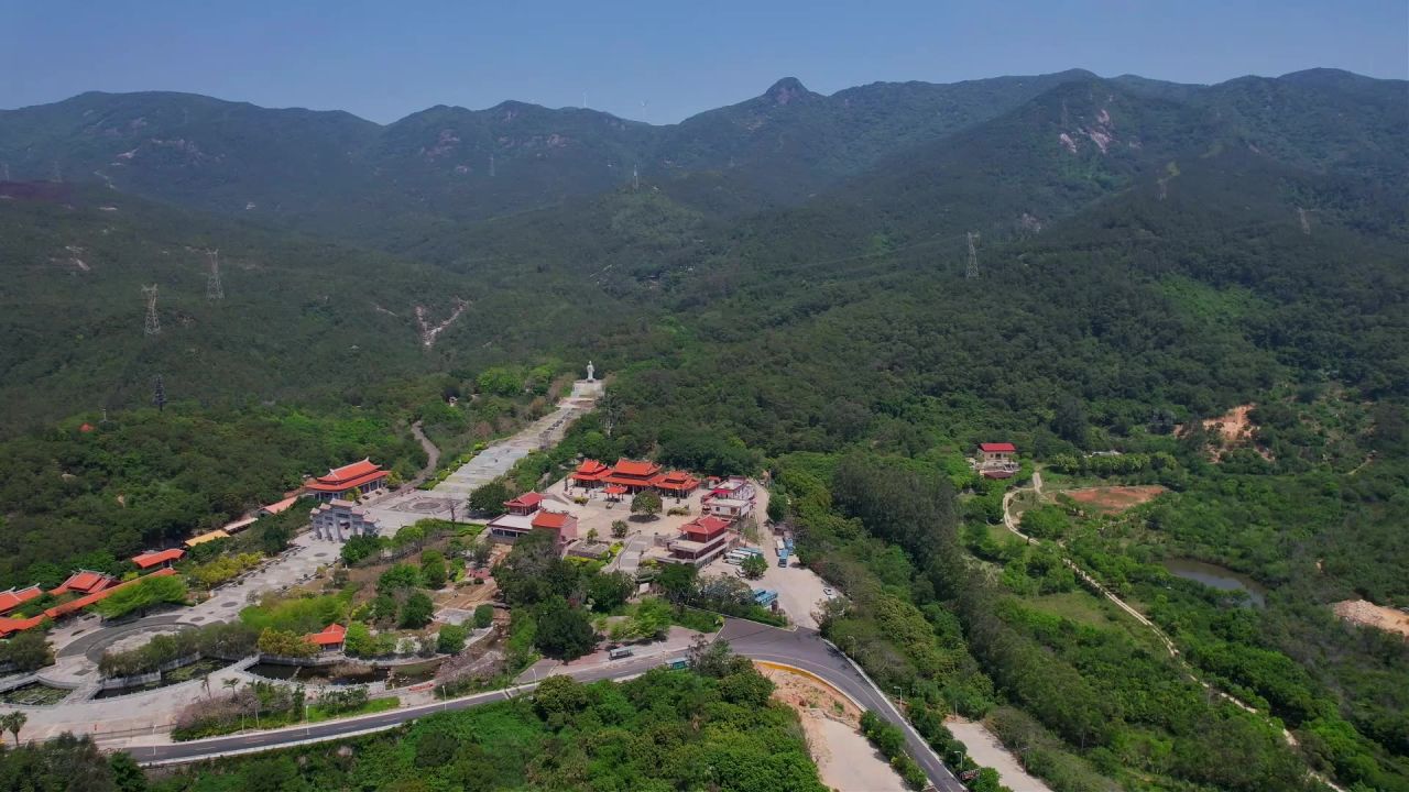 航拍厦门北辰山景区