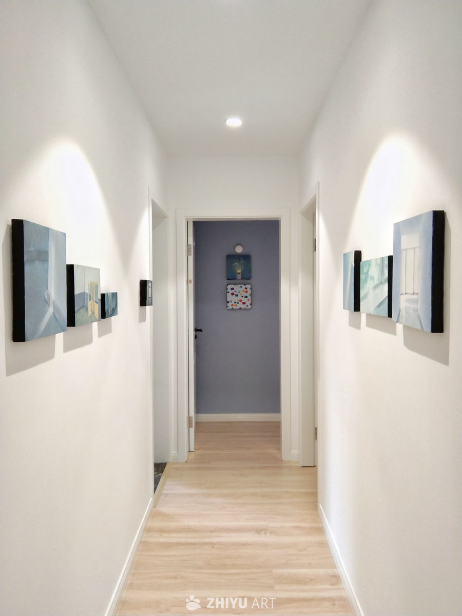 现代简约走廊艺术展示