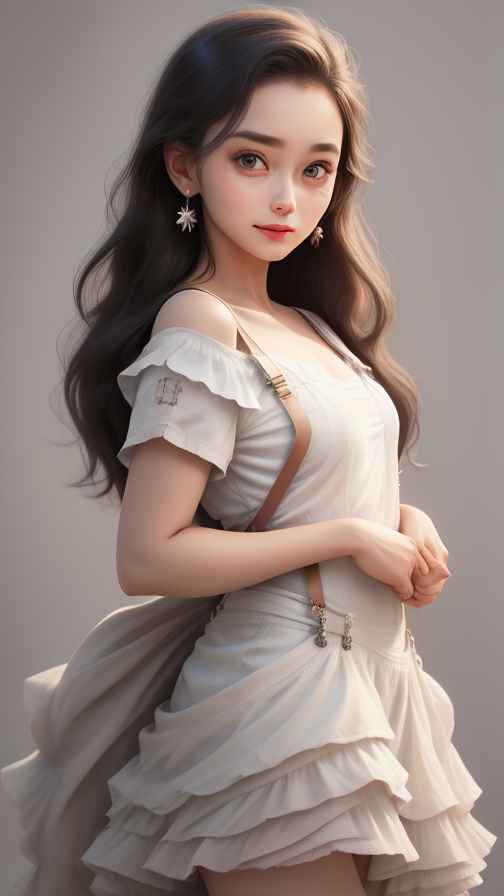 吊带高级美女