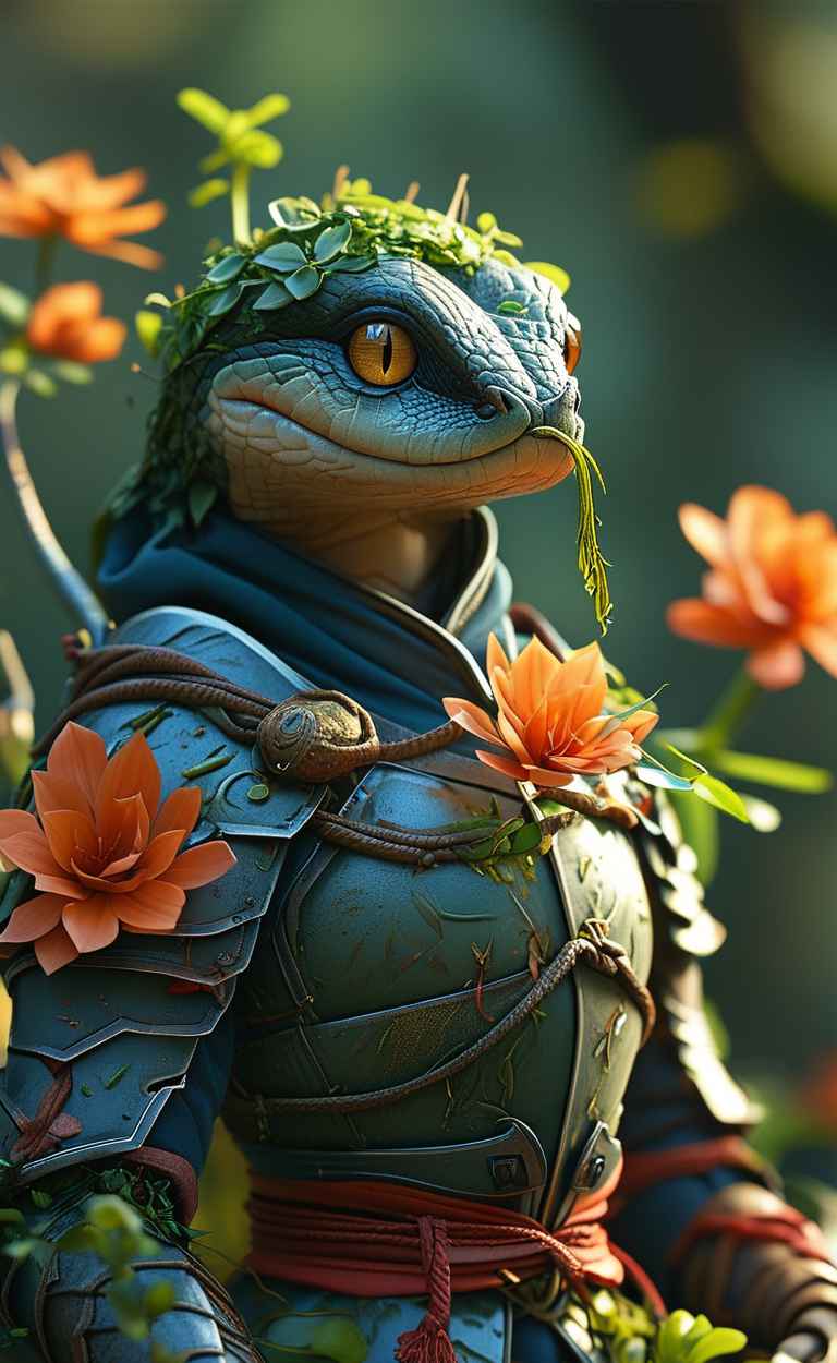 蛇穿铠甲，蛇年 8