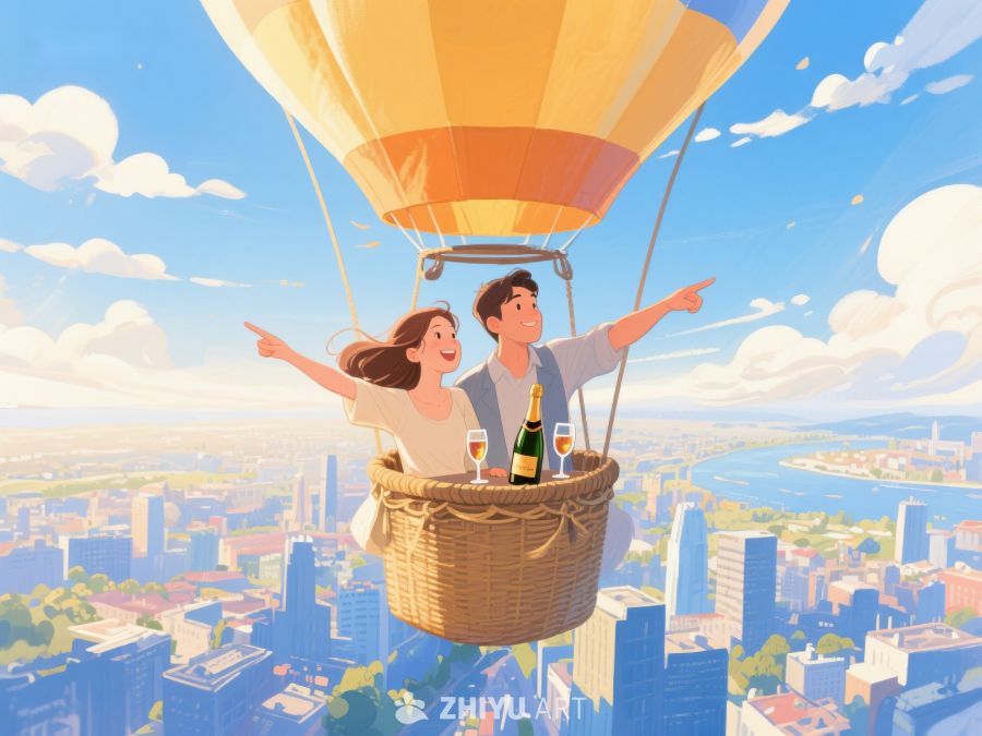 热气球上的浪漫之旅 600