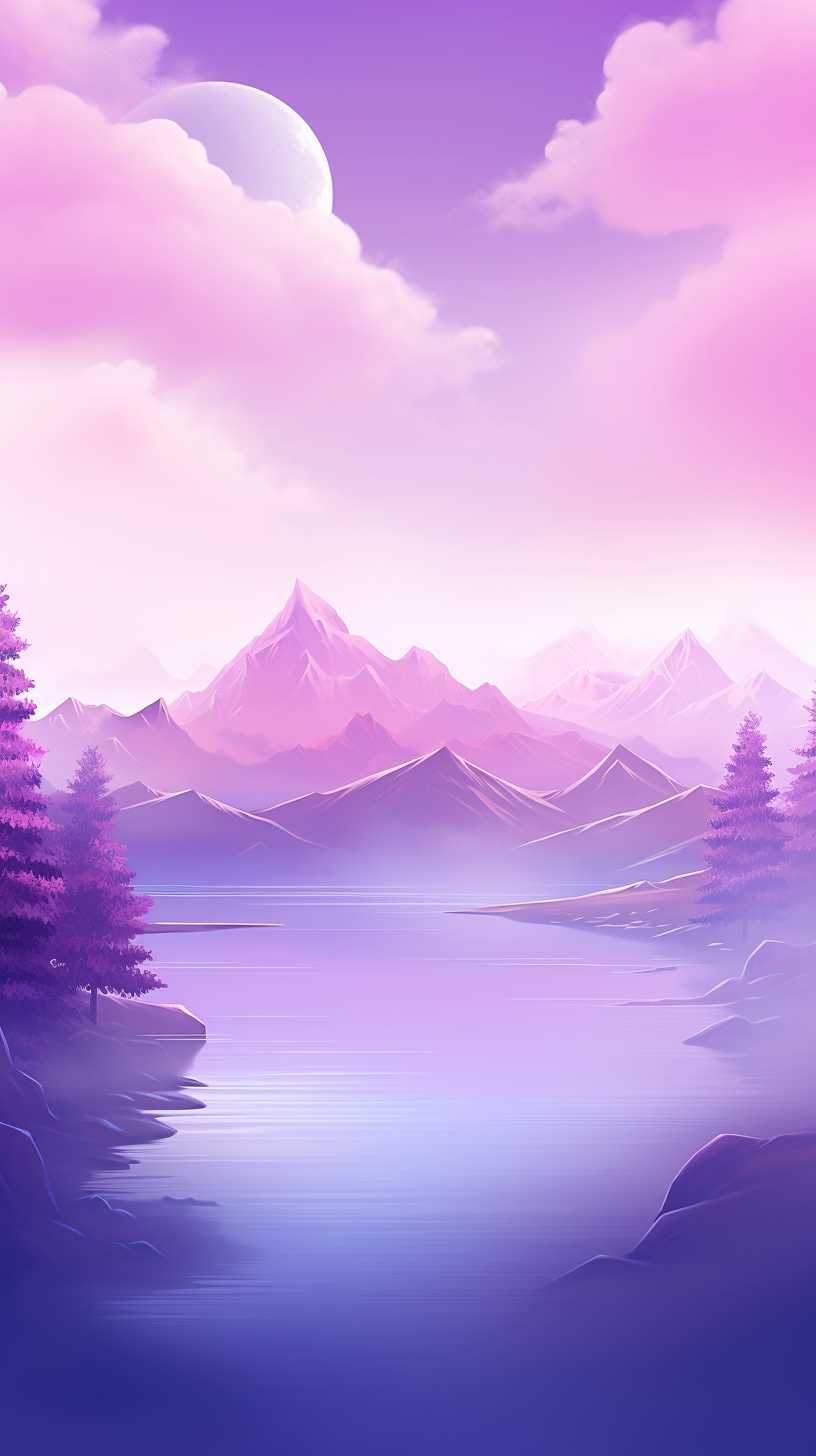 紫色唯美背景